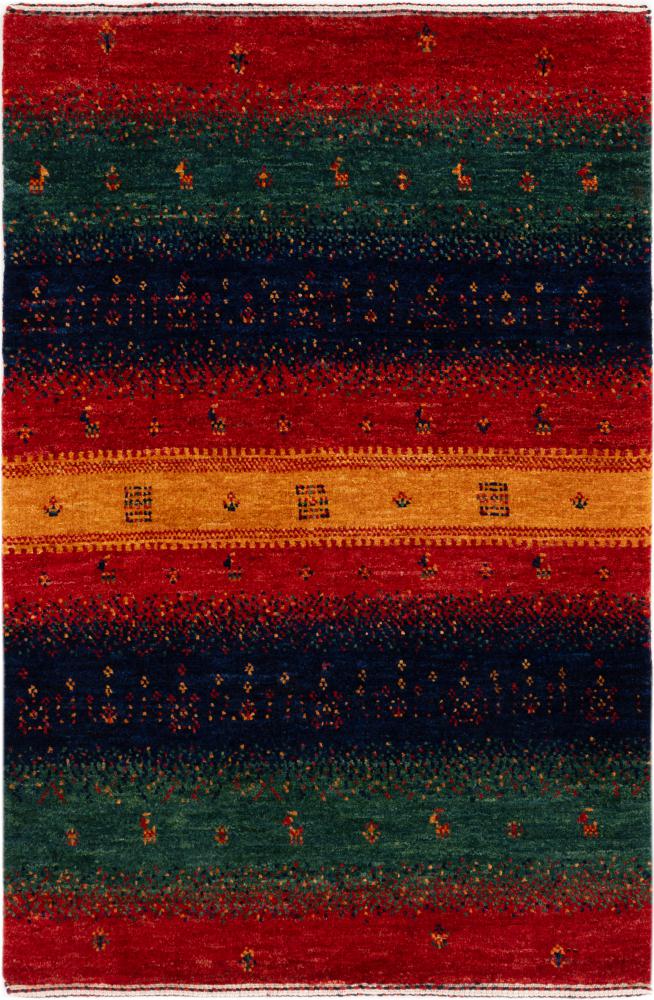 Persian rug Persian Gabbeh Loribaft Essence 90x61 90x61, Persian rug Hand-knotted