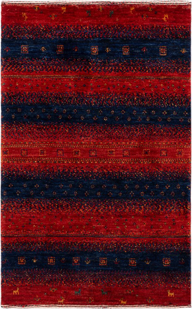 Tappeto persiano Persiano Gabbeh Loribaft Essence 90x56 90x56, Tappeto persiano Annodato a mano