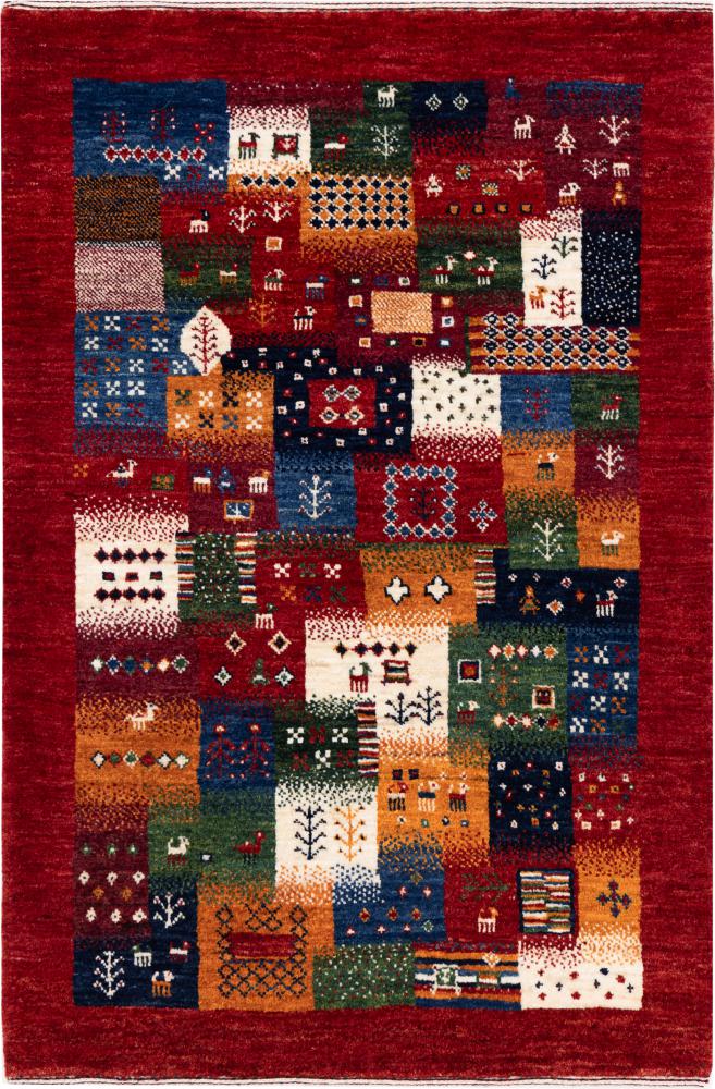 Perzisch tapijt Perzisch Gabbeh Loribaft Nowbaft 125x84 125x84, Perzisch tapijt Handgeknoopte