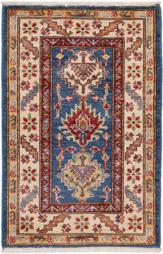 Afghan rug Super Kazak 88x58 88x58, Persian Rug Knotted by hand