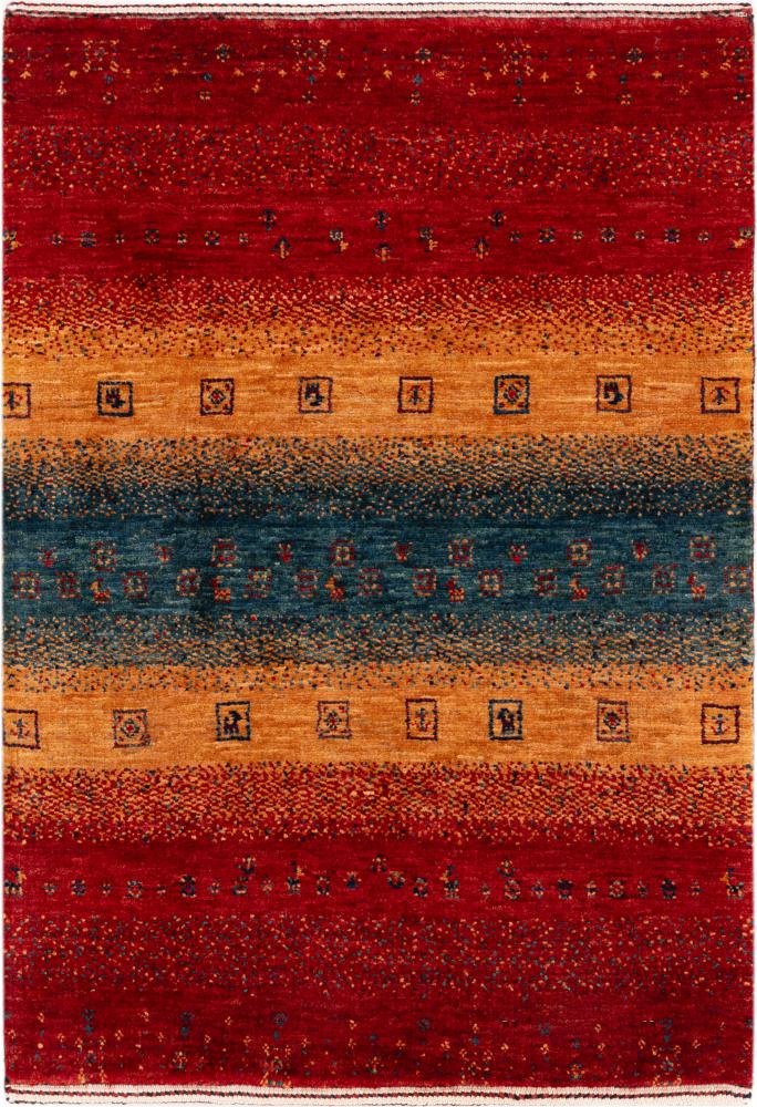 Tappeto persiano Persiano Gabbeh Loribaft Essence 87x58 87x58, Tappeto persiano Annodato a mano