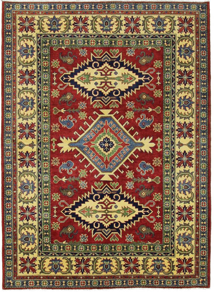 Afghan rug Kazak 243x175 243x175, Persian Rug Knotted by hand
