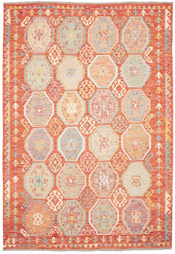 Afghanischer Teppich Kelim Afghan 9'4"x6'6" 9'4"x6'6", Perserteppich Handgewebt