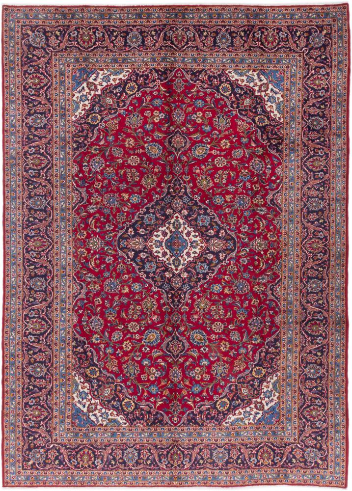 Tapis persan Kashan 353x251 353x251, Tapis persan Noué à la main