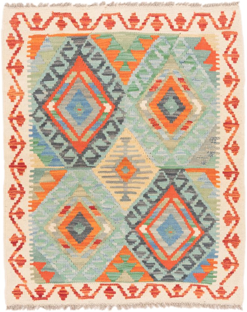 Tapete afegão Kilim Afegão 108x85 108x85, Tapete persa Tecido à mão