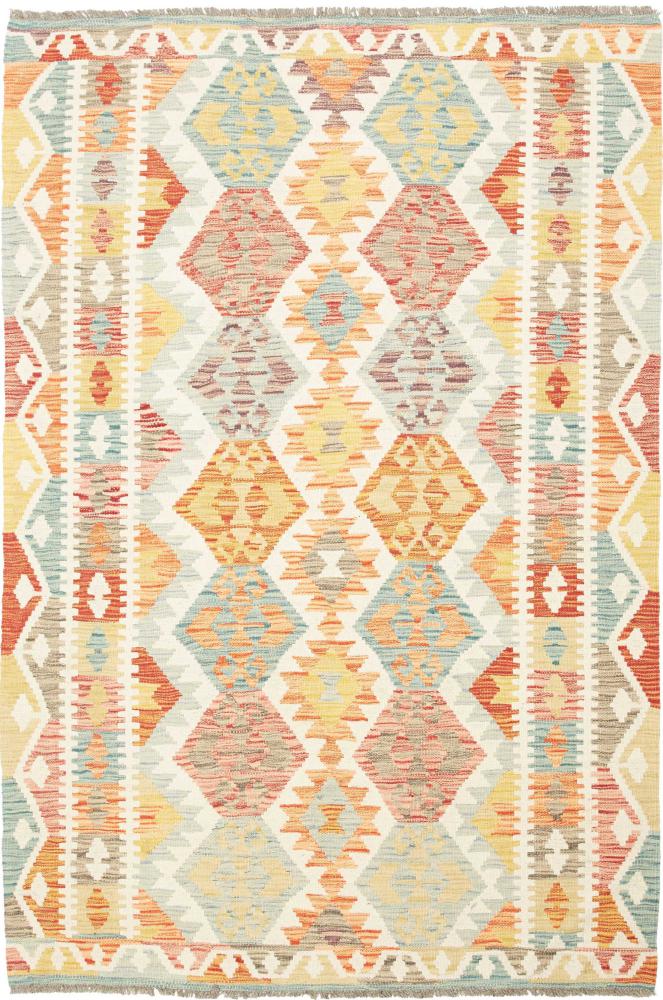 Afghanischer Teppich Kelim  Afghan 185x123 185x123, Perserteppich Handgewebt
