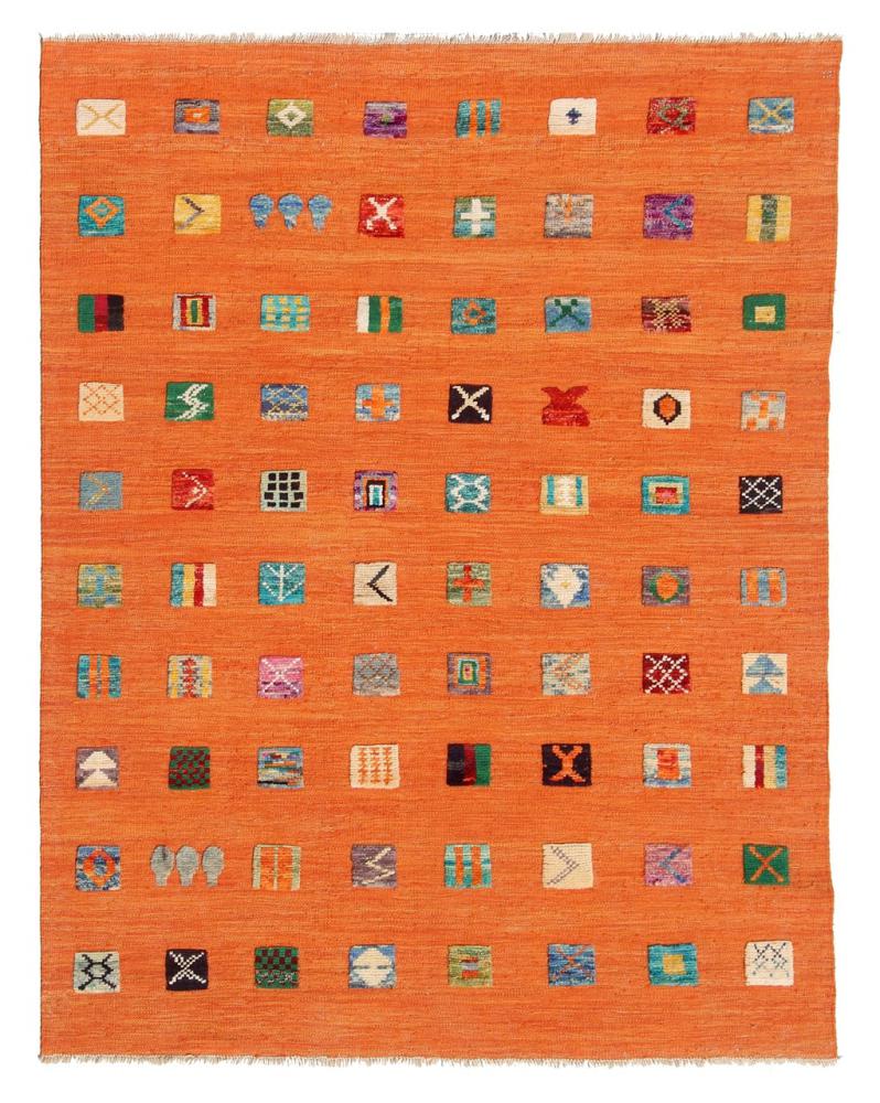 Alfombra afgana Kilim Afghan Nimbaft Edition 194x153 194x153, Alfombra persa Tejido a mano