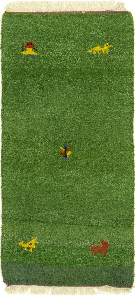 Alfombra india Gabbeh 121x59 121x59, Alfombra persa Anudado a mano