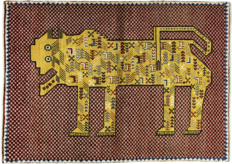 Tappeto persiano Persia Gabbeh Ghashghai 152x111 152x111, Tappeto persiano Annodato a mano