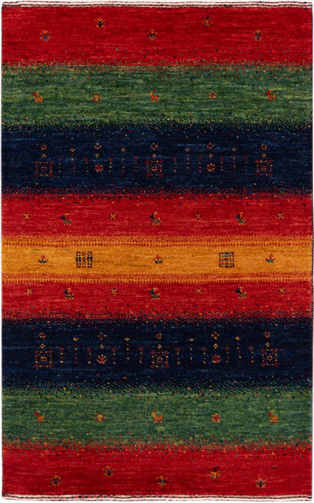 Tappeto persiano Persiano Gabbeh Loribaft Essence 92x61 92x61, Tappeto persiano Annodato a mano