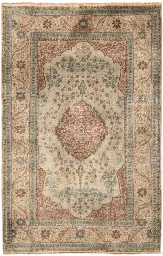Tappeto indiano Indo Tabriz Haj Jalili 145x96 145x96, Tappeto persiano Annodato a mano