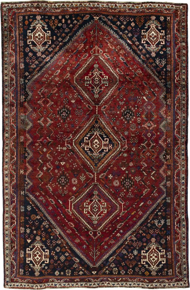 Perzisch tapijt Shiraz 265x174 265x174, Perzisch tapijt Handgeknoopte