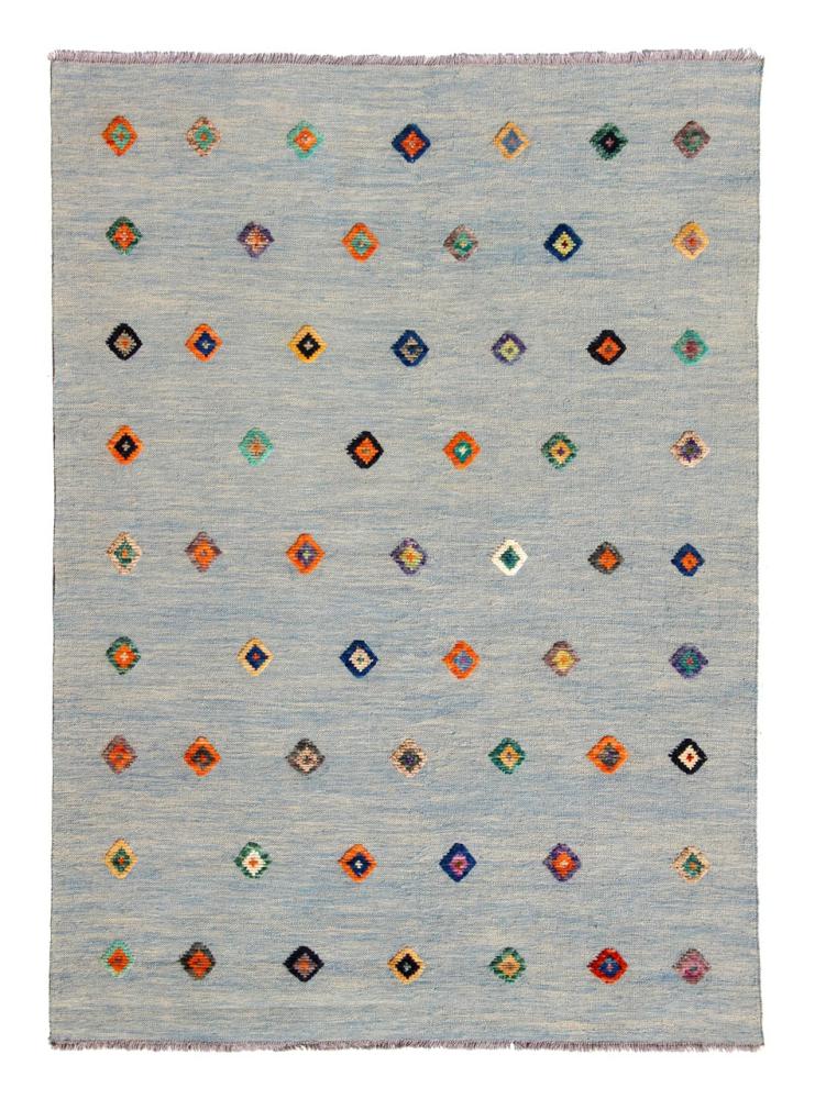 Alfombra afgana Kilim Afghan Nimbaft Edition 197x155 197x155, Alfombra persa Tejido a mano