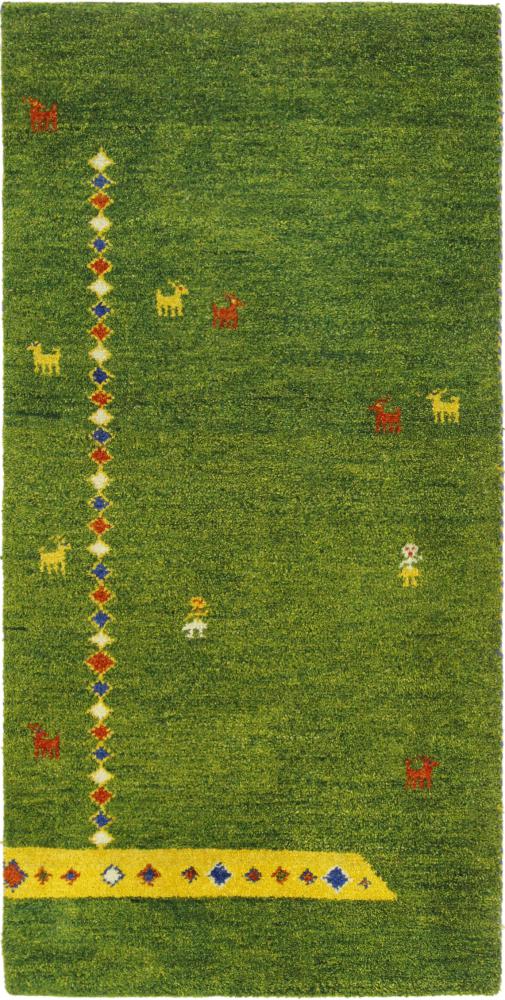 Alfombra india Gabbeh 137x74 137x74, Alfombra persa Anudado a mano