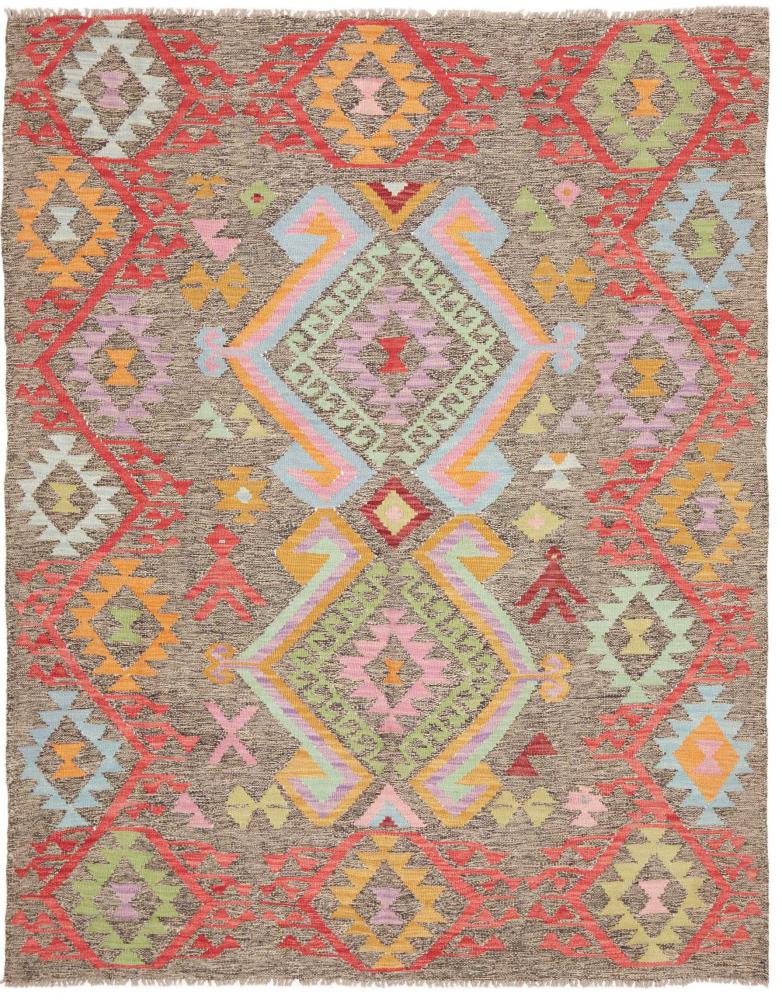 Afghansk tæppe Kelim Afghan 194x153 194x153, Persisk tæppe Håndvævet