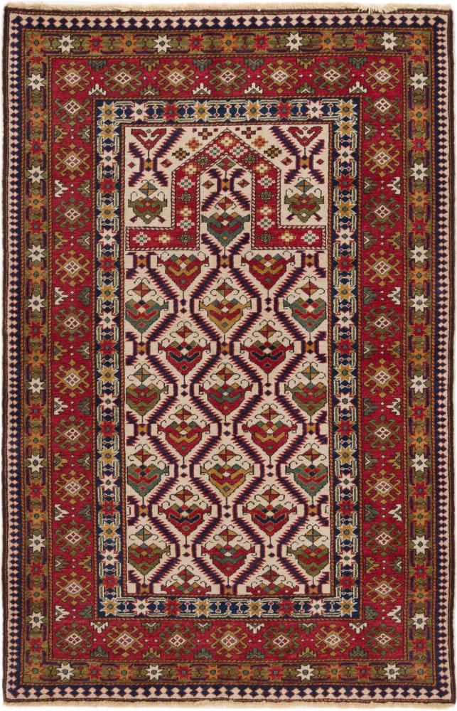 Ρωσικό χαλί Kazak παλαιός 155x103 155x103, Περσικό χαλί Οι κόμποι έγιναν με το χέρι
