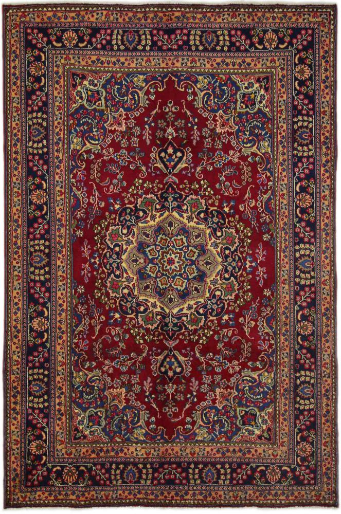 Persisk tæppe Mashhad 294x192 294x192, Persisk tæppe Knyttet i hånden