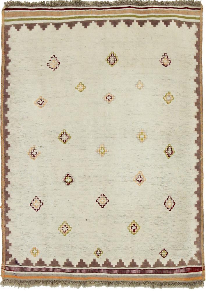 Tapete persa Kilim Fars 135x110 135x110, Tapete persa Tecido à mão