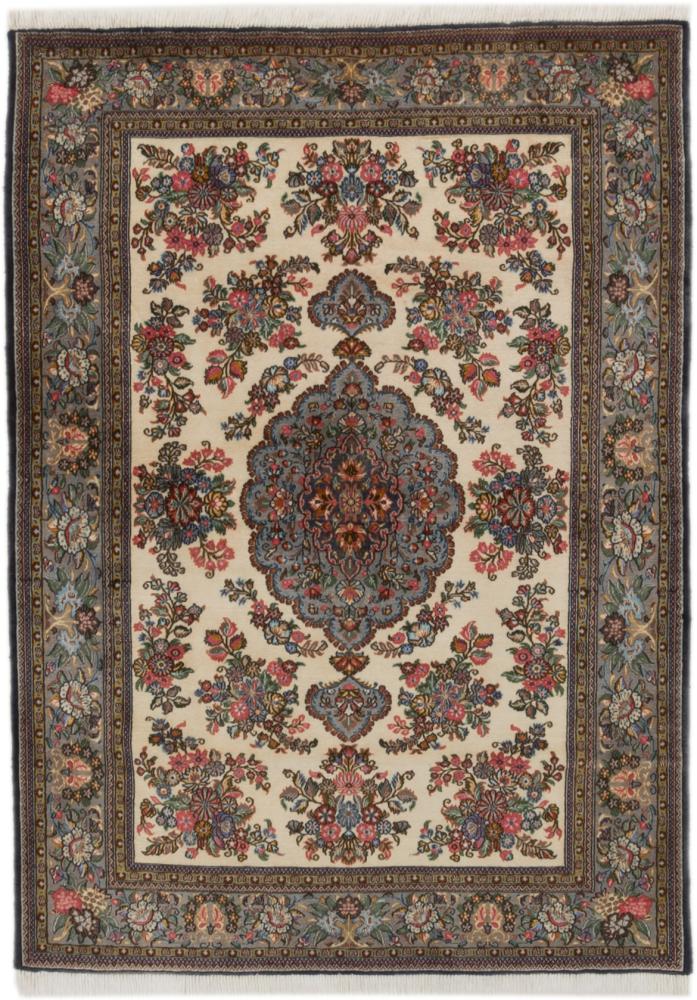 Tapis persan Ghom Kork 202x145 202x145, Tapis persan Noué à la main