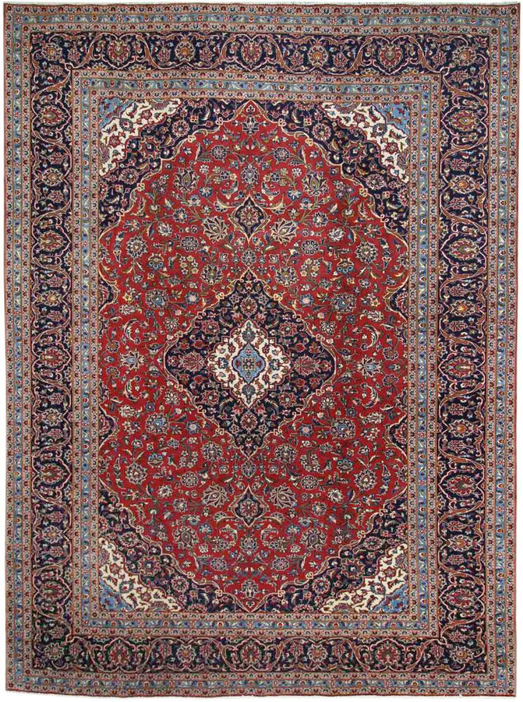 Tapete persa Keshan 402x297 402x297, Tapete persa Atado à mão