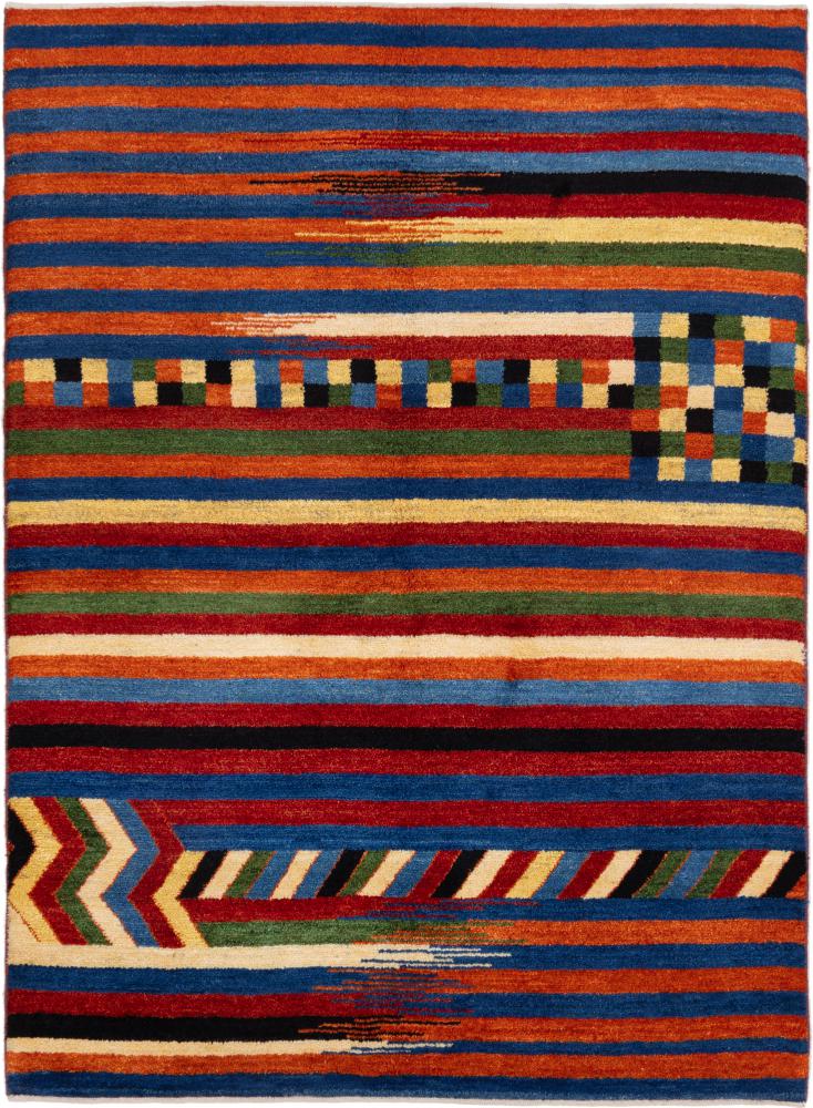 Persisk teppe Persia Gabbeh Kashkuli Banafsheh 204x146 204x146, Persisk teppe Knyttet for hånd