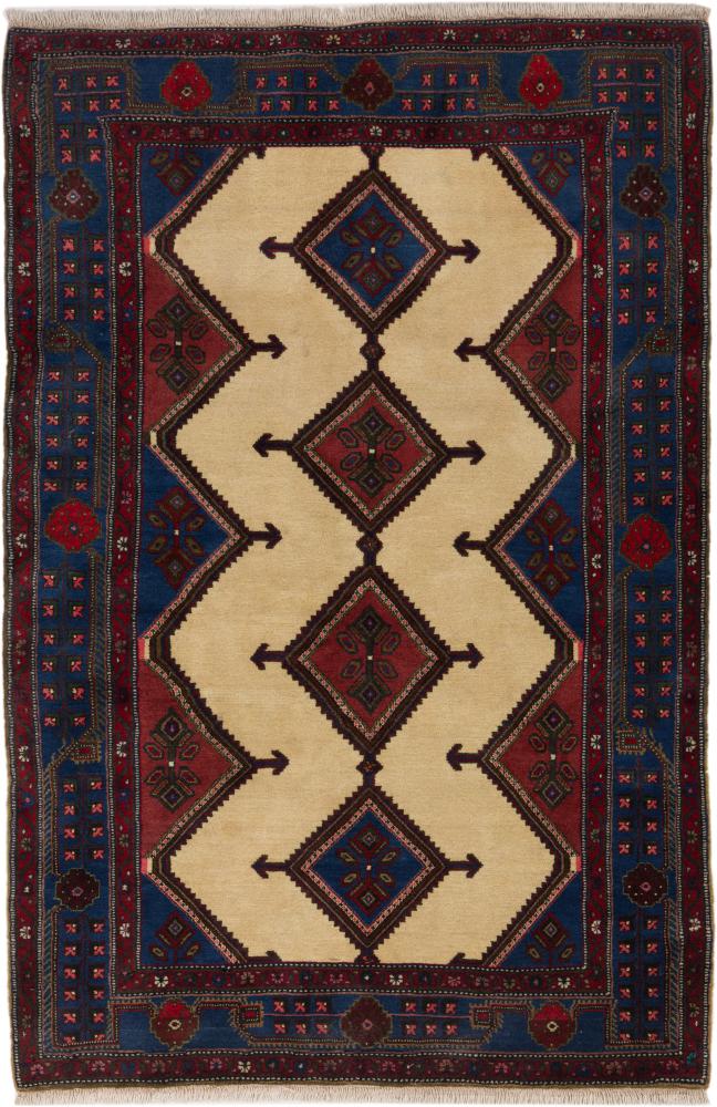 Persian Rug Hamadan 225x150 225x150, Persian Rug Knotted by hand