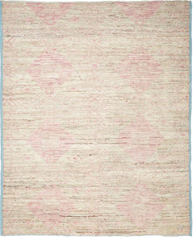 Pakistani rug Berber Marrocon 10'0"x8'1" 10'0"x8'1", Persian Rug Knotted by hand