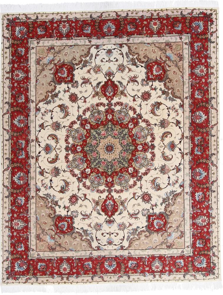 Tapete persa Tabriz 50Raj 249x198 249x198, Tapete persa Atado à mão