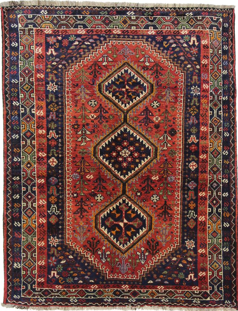 Tapete persa Ghashghai 211x159 211x159, Tapete persa Atado à mão