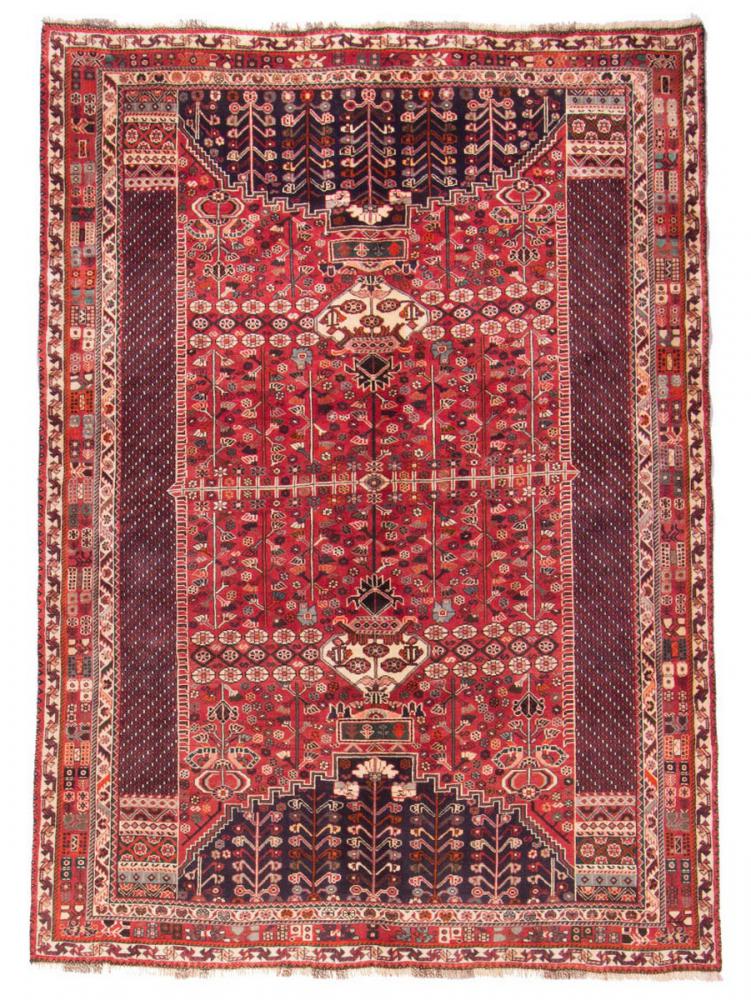 Persisk tæppe Ghashghai 266x190 266x190, Persisk tæppe Knyttet i hånden