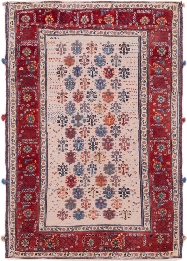 Persisk tæppe Nimbaft Z 150x103 150x103, Persisk tæppe Knyttet i hånden