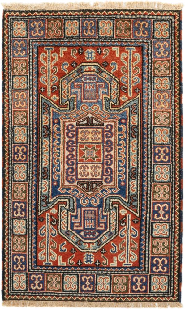 Indischer Teppich Indo Täbriz 151x91 151x91, Perserteppich Handgeknüpft
