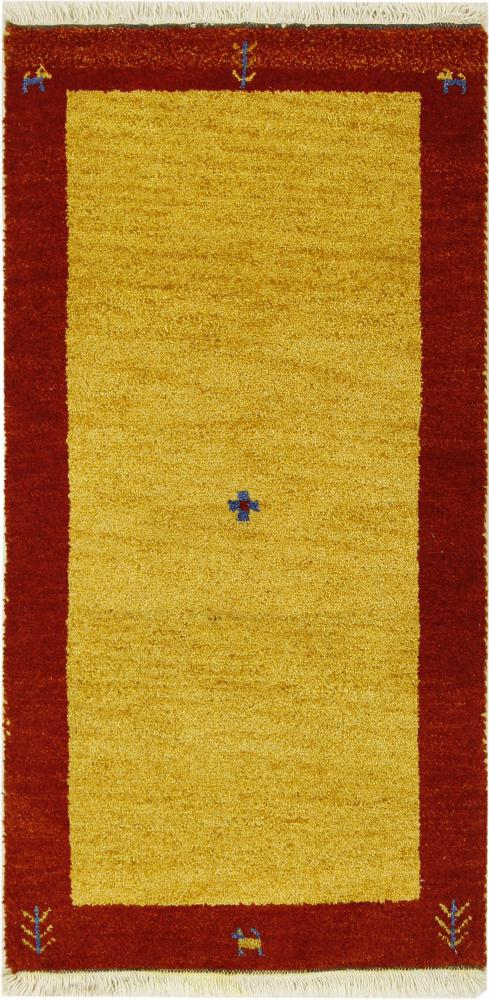 Alfombra india Gabbeh 140x73 140x73, Alfombra persa Anudado a mano