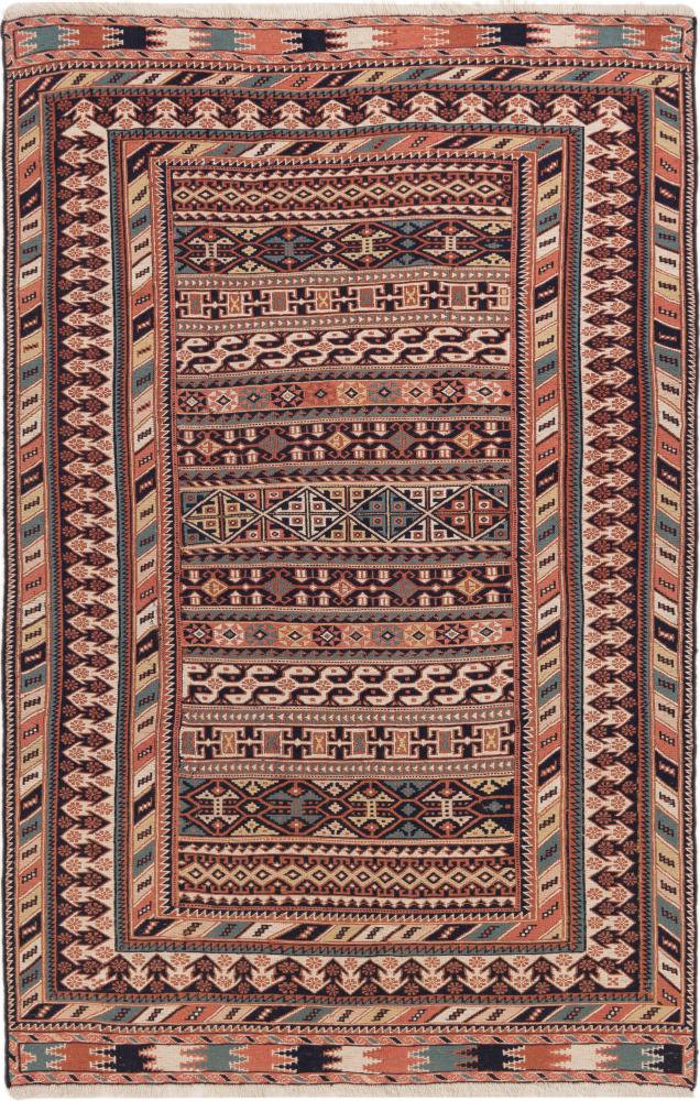 Persisk tæppe Kelim Fars Soumak 170x115 170x115, Persisk tæppe Knyttet i hånden