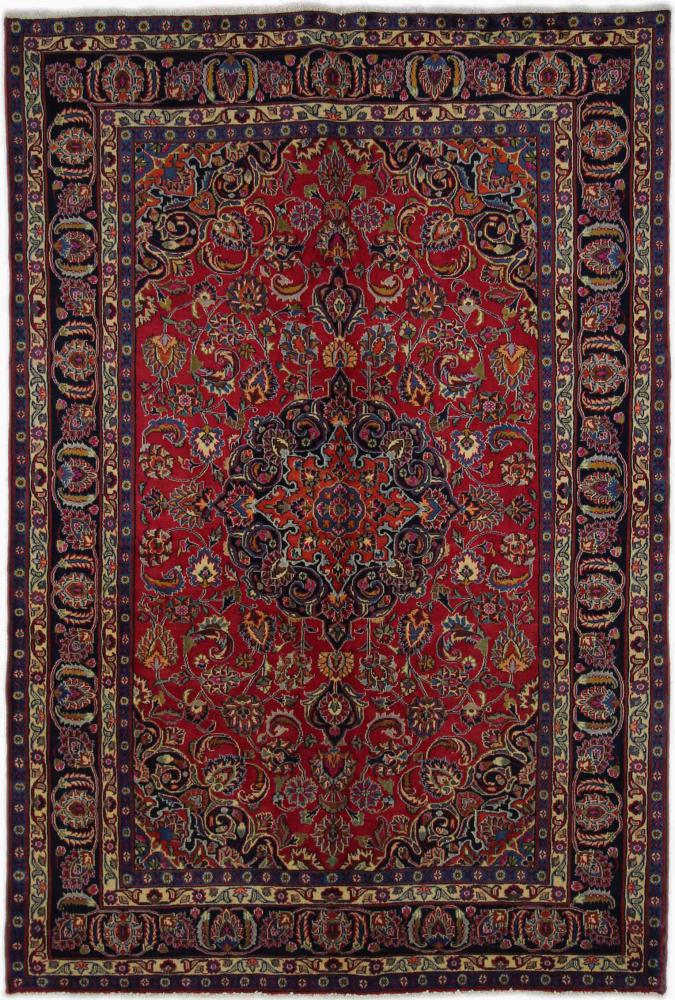 Persisk tæppe Mashhad 283x194 283x194, Persisk tæppe Knyttet i hånden