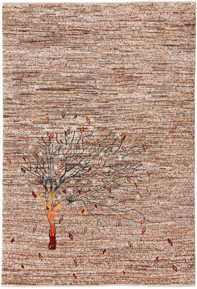 Perzsa szőnyeg Perzsa Gabbeh Loribaft Nowbaft 4'8"x3'3" 4'8"x3'3", Perzsa szőnyeg Kézzel csomózva