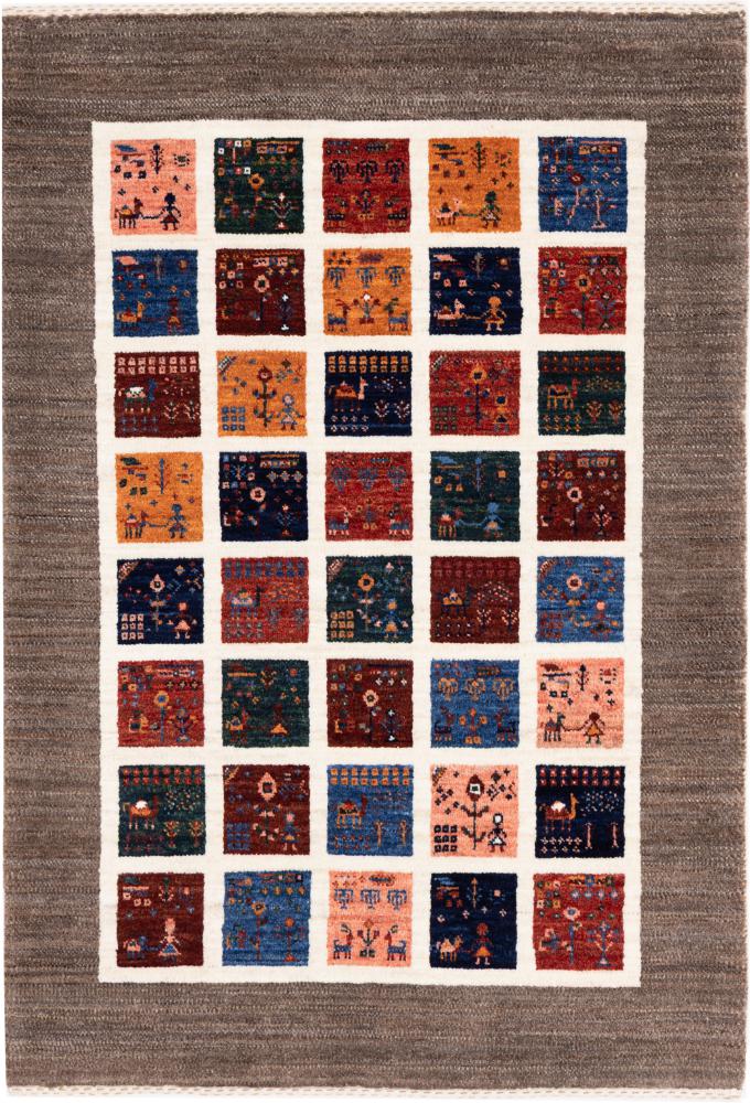 Perzisch tapijt Perzisch Gabbeh Loribaft Nowbaft 124x85 124x85, Perzisch tapijt Handgeknoopte