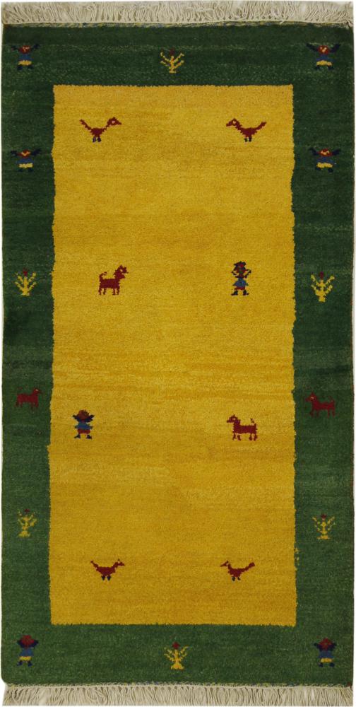 Alfombra india Gabbeh 141x75 141x75, Alfombra persa Anudado a mano