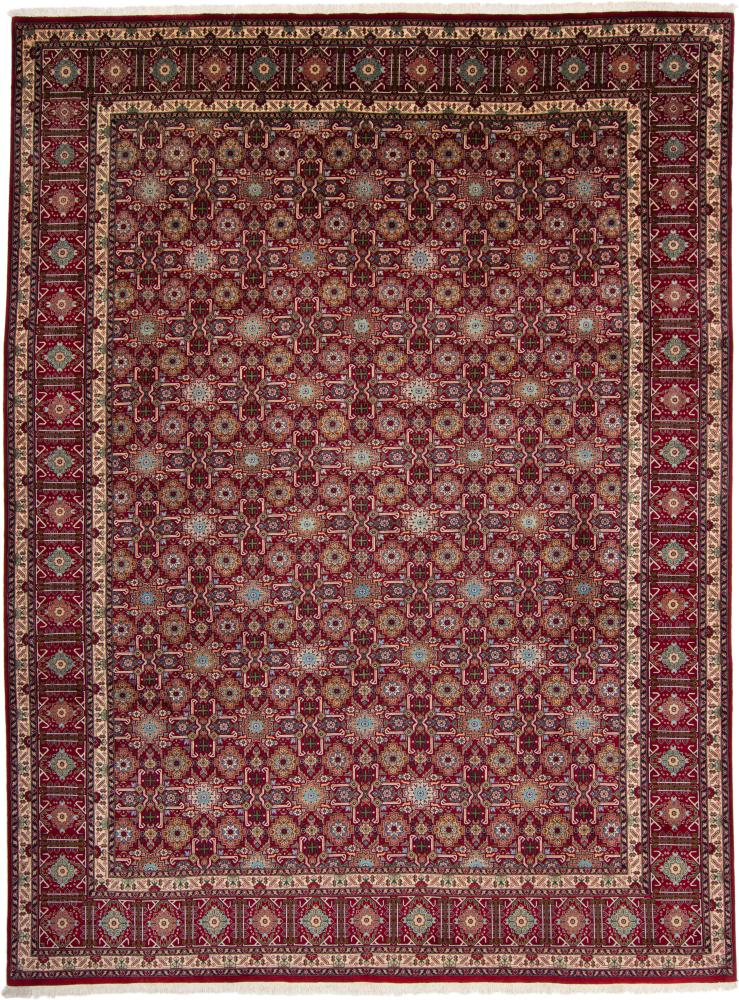 Tapete persa Tabriz 50Raj 13'3"x9'11" 13'3"x9'11", Tapete persa Atado à mão