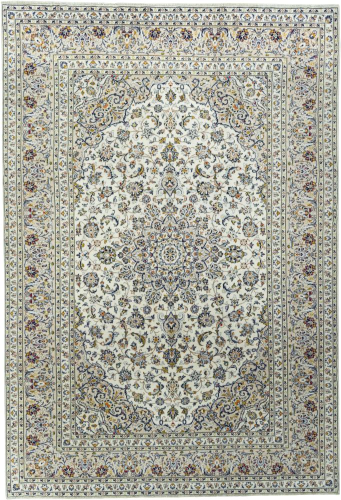Tapis persan Kashan 363x250 363x250, Tapis persan Noué à la main
