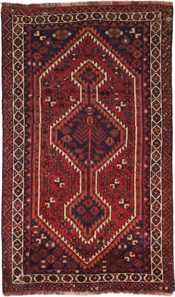 Persisk tæppe Shiraz 188x113 188x113, Persisk tæppe Knyttet i hånden