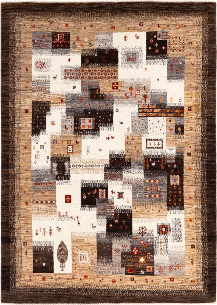 Alfombra persa Persia Gabbeh Loribaft Nowbaft 209x149 209x149, Alfombra persa Anudado a mano