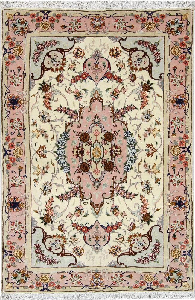 Tapete persa Tabriz 50Raj 148x103 148x103, Tapete persa Atado à mão