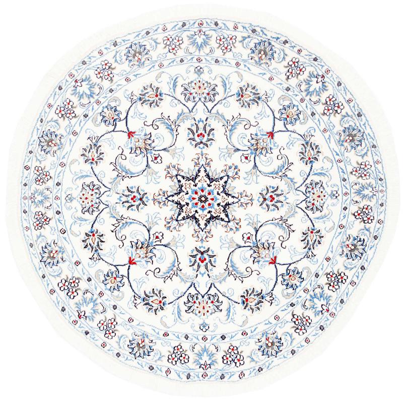 Perzisch tapijt Nain 149x147 149x147, Perzisch tapijt Handgeknoopte