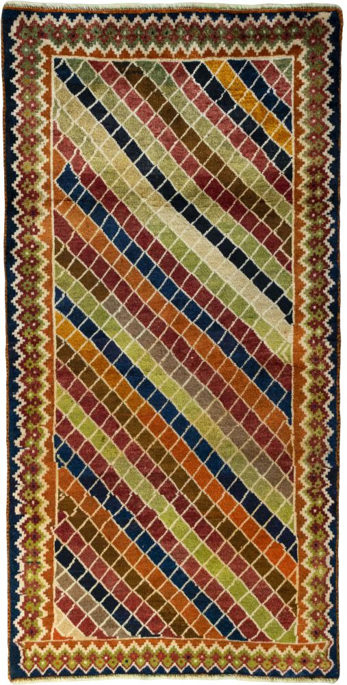 Persian Rug Persian Gabbeh Ghashghai 201x104 201x104, Persian Rug Knotted by hand