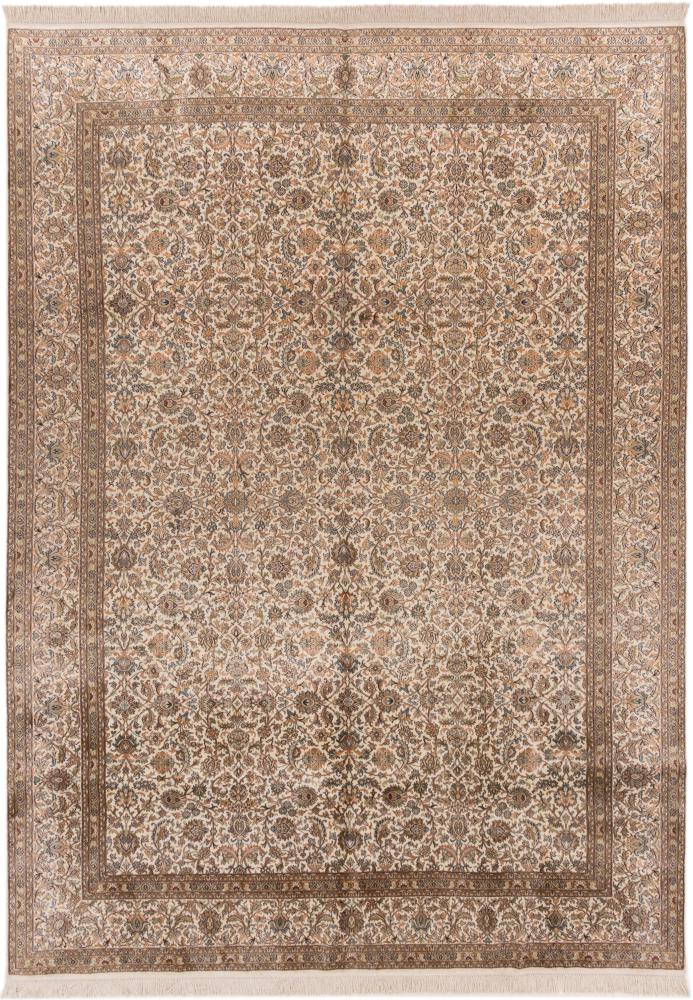 Tappeto indiano Cachemire di Seta 343x246 343x246, Tappeto persiano Annodato a mano