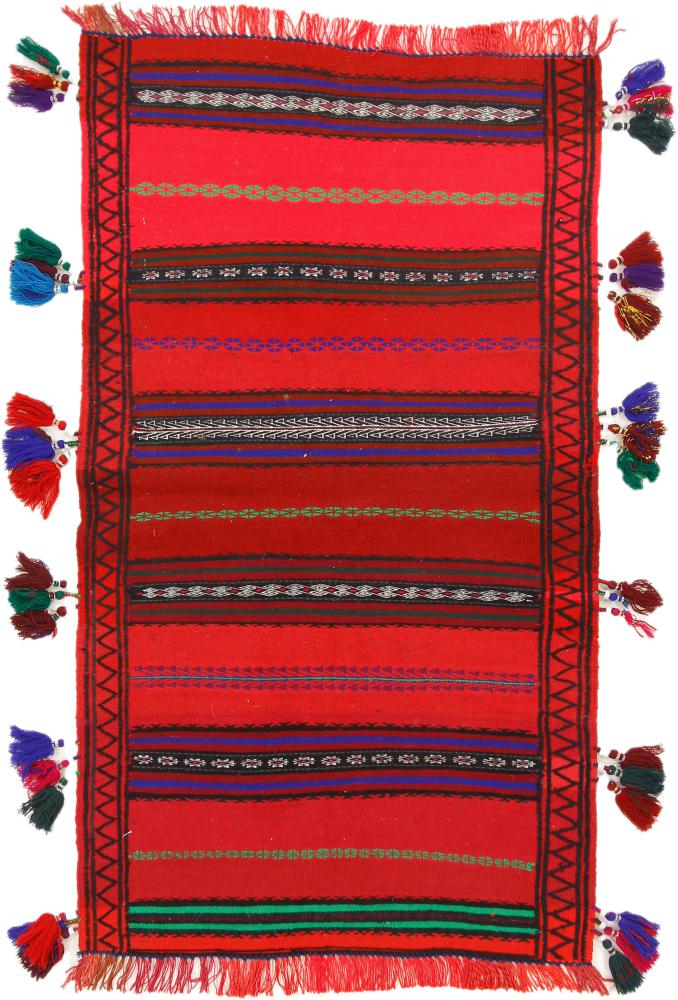 Tapete afegão Kilim Afegão Antigo 134x77 134x77, Tapete persa Tecido à mão