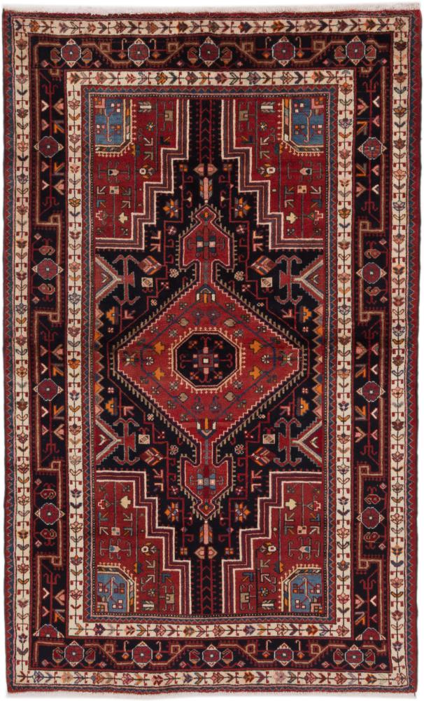 Tapis persan Tuyserkan 221x141 221x141, Tapis persan Noué à la main