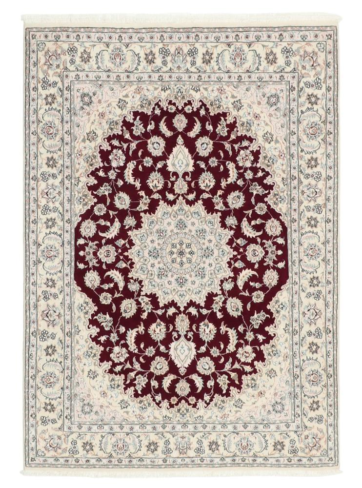 Persian Rug Nain 9La 206x143 206x143, Persian Rug Knotted by hand