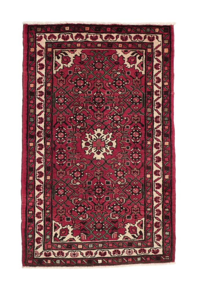 Tapis persan Hamadan 128x83 128x83, Tapis persan Noué à la main